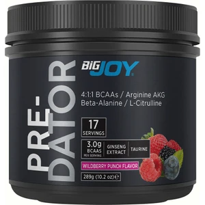 Bigjoy Sports Bigjoy Pre-Workout Predator 17 Servis 289 gr - Orman Meyveleri- Advanced Blend Preworkout