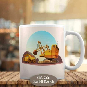 Inşaat Araçları, Dozer Kupa Bardak HEDIYELIK-1284-8097