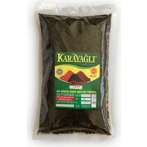 Maraş Doğal Acı Siyah Yaprak Pul Isot Biber ( 500Gr )
