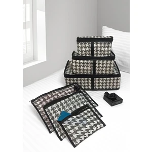 Rz Ry Zaga 6'lı Valiz Düzenleyici Bavul Içi Organizer, Kazayağı Desenli Valiz Içi Organizer, Seyahat Hurcu