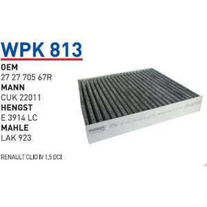 Wpk813 Oem 272770567R Renault Clio IV 1,5 Dcı Otomobil polen filtre pollen filter