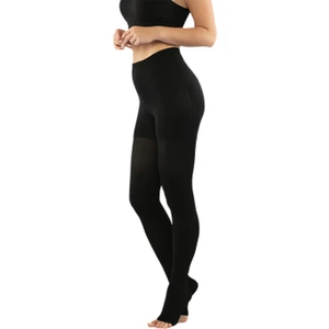 CCL2 Külotlu Orta Basınç Burnu Açık Siyah Çorap  Code 5304-A