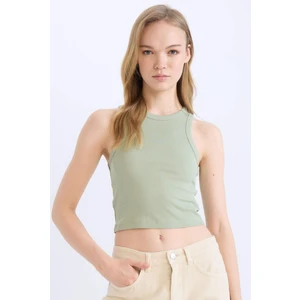 Fitted Halter Yaka Fitilli Kaşkorse Atlet U0357AZ25SM