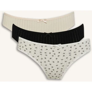 3'lü Brief Külot-Fall in Love D6406AX25SP