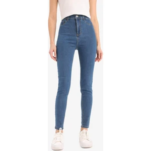 Jegging Yüksek Bel Bilek Boy Dar Paça Basic Düz Jean Pantolon B7498AX25SP