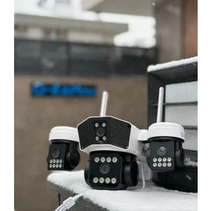 O-KAM-8080 Wifi 6mp Ptz 3 Lens Ip Kamera