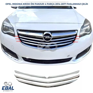 Ebal Oto Opel Insignia Krom Ön Panjur 4 Parça 2014-2017 Arası P.çelik