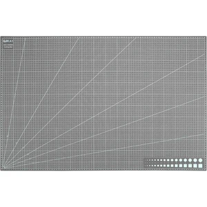 A1 Kesme Matı 90 x 60 cm Kesme Tablası, Cutting Mat, Kesim Altlığı - Gri