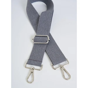 Mute Bag Gri Ayarlanabilir Çanta Sapı Gri (Pamuk) 110 cm G:4 cm