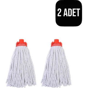 ( 2 Adet ) Örgülü Ipli Püskül Mop Bezi |püskül Zemin Yer Parke Fayans Paspas Başlığı Yedek Mop Bezi