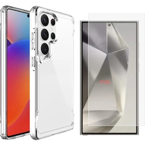 Samsung Galaxy S25 Ultra Kılıf Zore T-Max Kapak + Zore Micro Nano Ekran Koruyucu