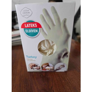 Lateks Eldiven ameliyat eldiveni pudrasız
