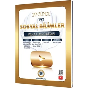 Bilgi Sarmal Yayınları TYT Sosyal Bilimler 29 Günde Video Ders Kitabı Bilgi Sarmal