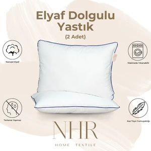 NHR HOME  Nano Jel  Dolgulu Otel Yastığı 50x70 1200gr / 2 Adet