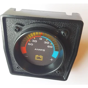 Renkli Grafik Ampermetre -60/+60 Amp 6/12V Made In Taiwan
