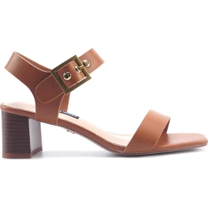 Nine West GELLA 5FX Taba Kadın Topuklu Sandalet