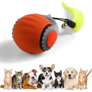 Otomatik Hareketli Top Kedi Oyuncağı USB Şarjlı Akıllı Oyun Topu Hızlı Yuvarlanan Kuyuklu Oyuncak