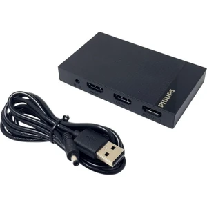 Phılıps SWV9023B/93 4K 1x4 HDMI Splitter 1 Giriş-4 Çıkış Ultra Hd Görüntü Dağıtıcı