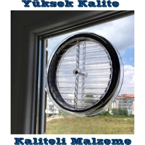 Şeffaf Doğalgaz Cam Menfez Havlandırma Kapağı