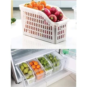 6'lı Buzdolabı Içi Düzenleyici Sebze Meyve Düzenleyici Dolap Içi Organizer