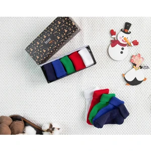 Mem Socks 5'li Organik Pamuklu Kaydırmaz Kaydırmaz Bebek/çocuk Çorabı