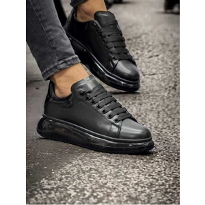 Erkek Ayakkabı Bağcıklı Air Balon Taban Ortopedik Klasik Spor Ayakkabı Sneakers Premium