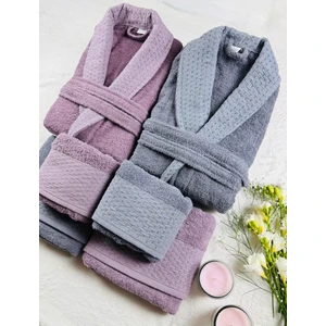 Wedding Aile Bornoz Seti 6 Parça- Sabun Hediyeli