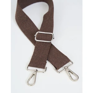 Mute Bag Ayarlanabilir Çanta Sapı Koyu Kahverengi (Pamuk) 110 cm G:4 cm