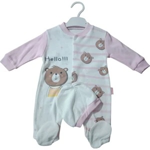 Some Love Ayıcık Figürlü Bebek Tulum Bereli