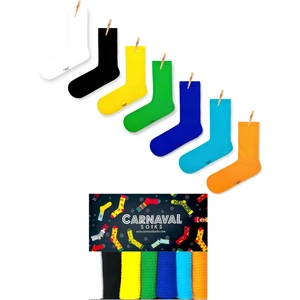 7 çift Düz Sade Renkli Desensiz Çorap Seti