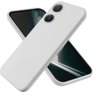 Vivo Y27 Uyumlu Silikon Kılıf - Kamera Korumalı Esnek Pastel Renk Kapak - Gri