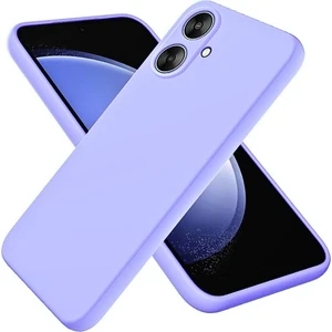 Omix X5 Uyumlu Silikon Kılıf - Kamera Korumalı Esnek Pastel Renk Kapak - Lila