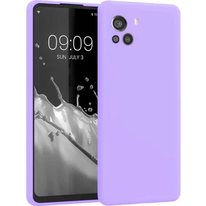 Casper Via F30 Uyumlu Silikon Kılıf - Kamera Korumalı Esnek Pastel Renk Kapak - Lila