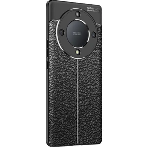 Honor X9B Silikon Kılıf Deri Desenli Kamera Korumalı Darbe Emici Kapak