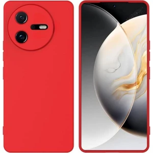 Casper Via A40 Uyumlu Silikon Kılıf - Kamera Korumalı Esnek Pastel Renk Kapak - Kırmızı