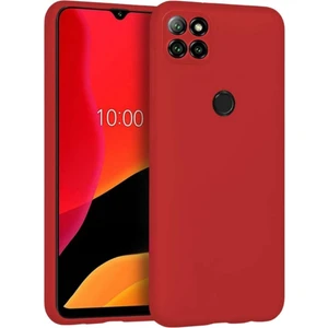 Casper Via E30 Uyumlu Silikon Kılıf - Kamera Korumalı Esnek Pastel Renk Kapak - Kırmızı