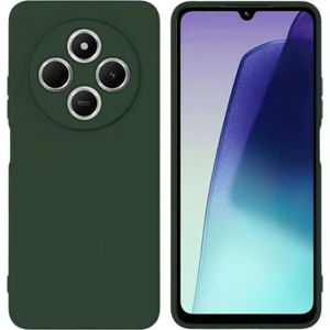 Poco C75 Uyumlu Silikon Kılıf - Kamera Korumalı Esnek Pastel Renk Kapak - Yeşil