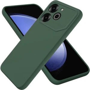 Tecno Pova 6 Pro Uyumlu Silikon Kılıf - Kamera Korumalı Esnek Pastel Renk Kapak - Yeşil