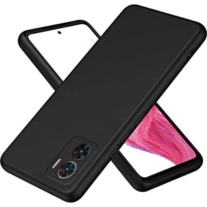 Poco X7 Pro Uyumlu Silikon Kılıf - Kamera Korumalı Esnek Pastel Renk Kapak - Siyah