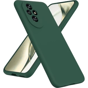 Honor 200 Pro Uyumlu Silikon Kılıf - Kamera Korumalı Esnek Pastel Renk Kapak - Yeşil