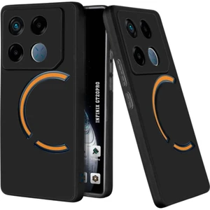 Infinix Gt 20 Pro Uyumlu Silikon Kılıf - Kamera Korumalı Esnek Pastel Renk Kapak - Siyah