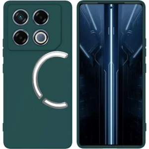 Infinix Gt 20 Pro Uyumlu Silikon Kılıf - Kamera Korumalı Esnek Pastel Renk Kapak - Yeşil