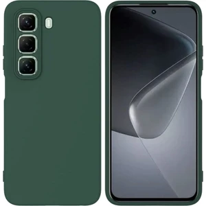 Infinix Hot 50 Pro 4g Uyumlu Silikon Kılıf - Kamera Korumalı Esnek Pastel Renk Kapak - Yeşil