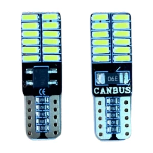 T10 24 Ledli Dipsiz Canbus Beyaz LED Park Plaka Tavan Aydınlatma Ledi ( 2 Adet )