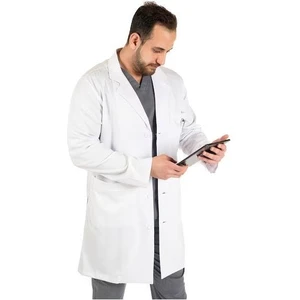 Trend Ay Tekstil Ve İş Güvenlik Erkek Uzun Kollu ORTA BOY Hemşire Doktor Eğitim Önlük