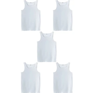 5 Adet Erkek Büyük Beden Battal Boy 105 Kilo - 205 Kilo Arası Için Uygun Redzone Klasik Pamuk Atlet