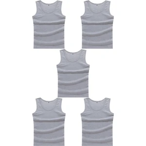 Maruf Shop 5 Adet Erkek Büyük Beden Battal Boy 105 Kilo - 205 Kilo Arası Için Uygun Redzone Klasik Pamuk Atlet