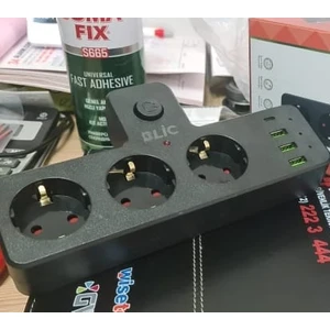 34 Alarm BLİC 3'lü Akım Korumalı Priz Kamera - Bakıcı Kamerası