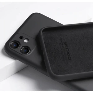 iPhone 11 Kılıf Kadife Lansman Soft Yumuşak Liquid Silikon Kamera Korumalı Mara