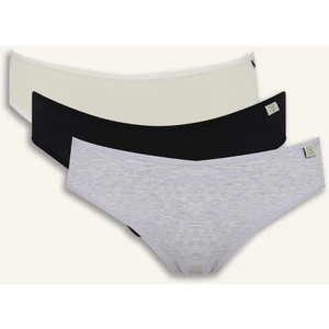 Ribana 3'lü Askılı Brief Külot-Fall in Love D6404AX25SP